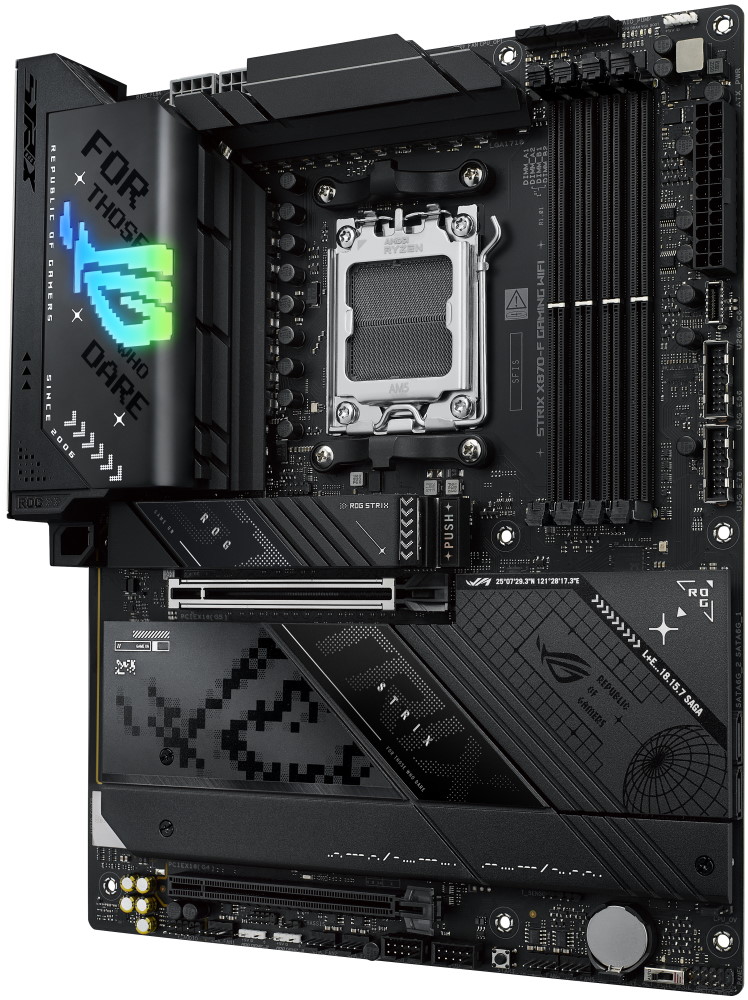 ASUS ROG STRIX X870-F GAMING WIFI / X870 / AM5 / 4x DDR5 / HDMI / M.2 / USB4 / WIFI / ATX